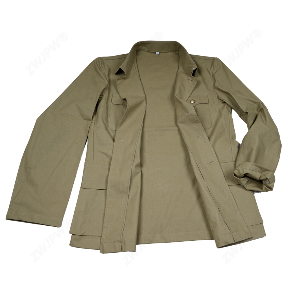 国军士兵草绿上衣