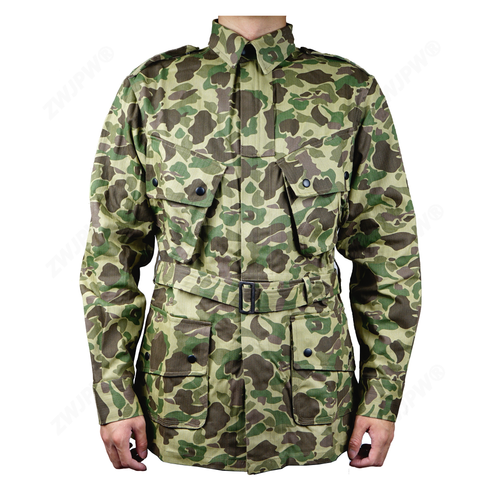 二战美军 太平洋迷彩m42伞兵服 上衣 复刻出口
